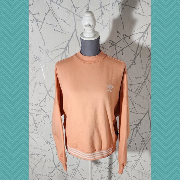Adidas x Pharrell Williams Orange Mockneck Sweatshirt - Picture 2 of 6